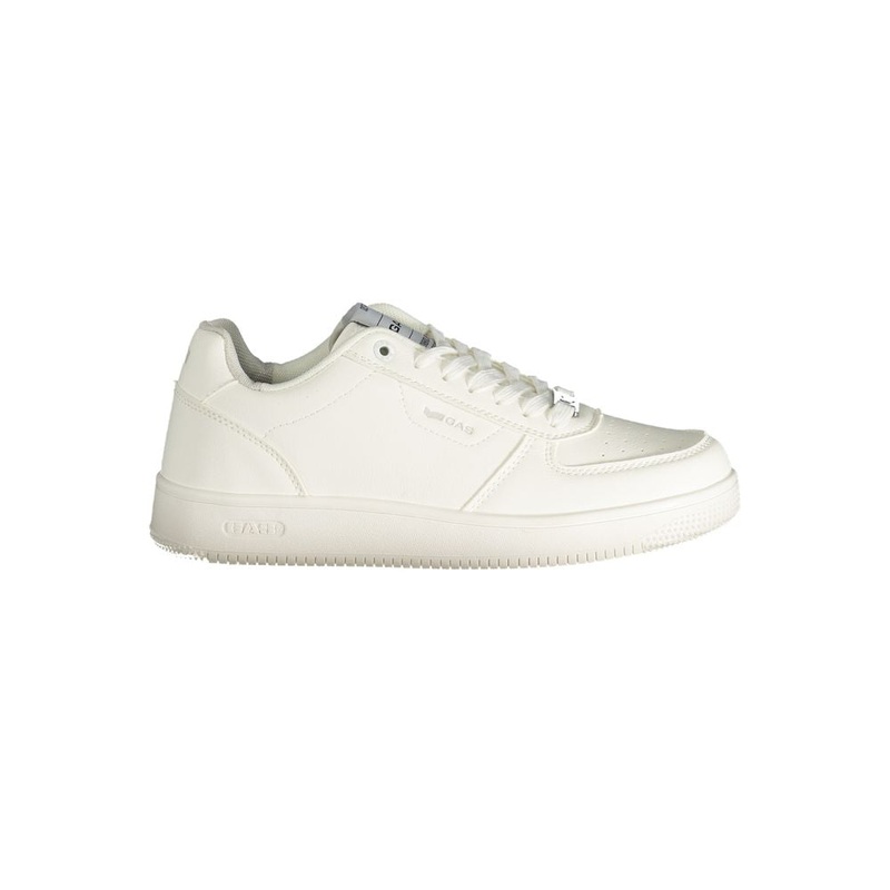 Gas White Polyester Women Sneaker
