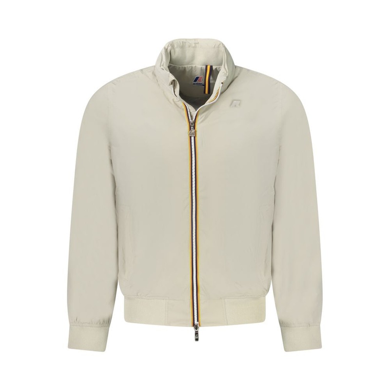 K-WAY Beige Nylon Men Jacket|S|M|L|XL|XXL
