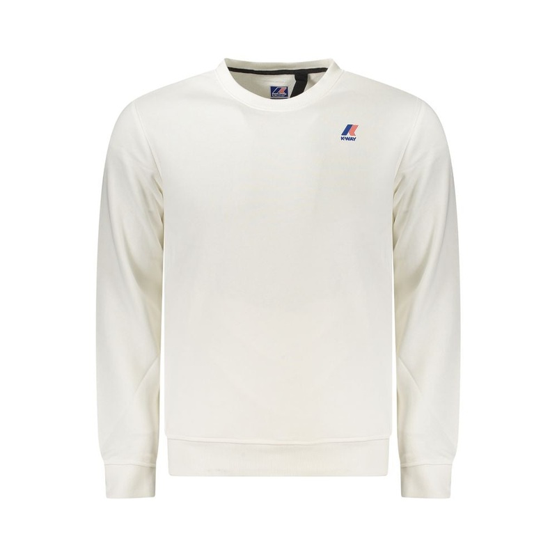 K-WAY White Cotton Men Sweater