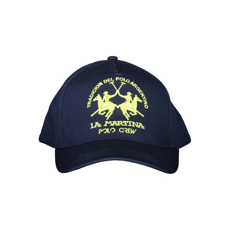 La Martina Blue Cotton Men Cap