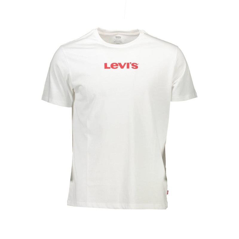 Levi’s White Cotton Men T-Shirt