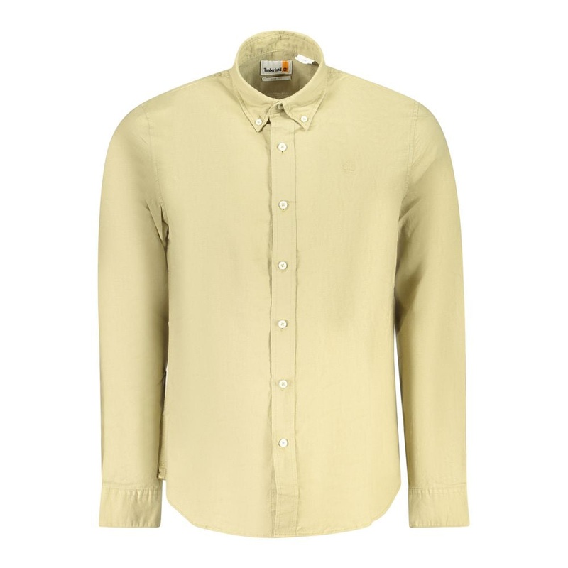 Timberland Beige Cotton Men Shirt