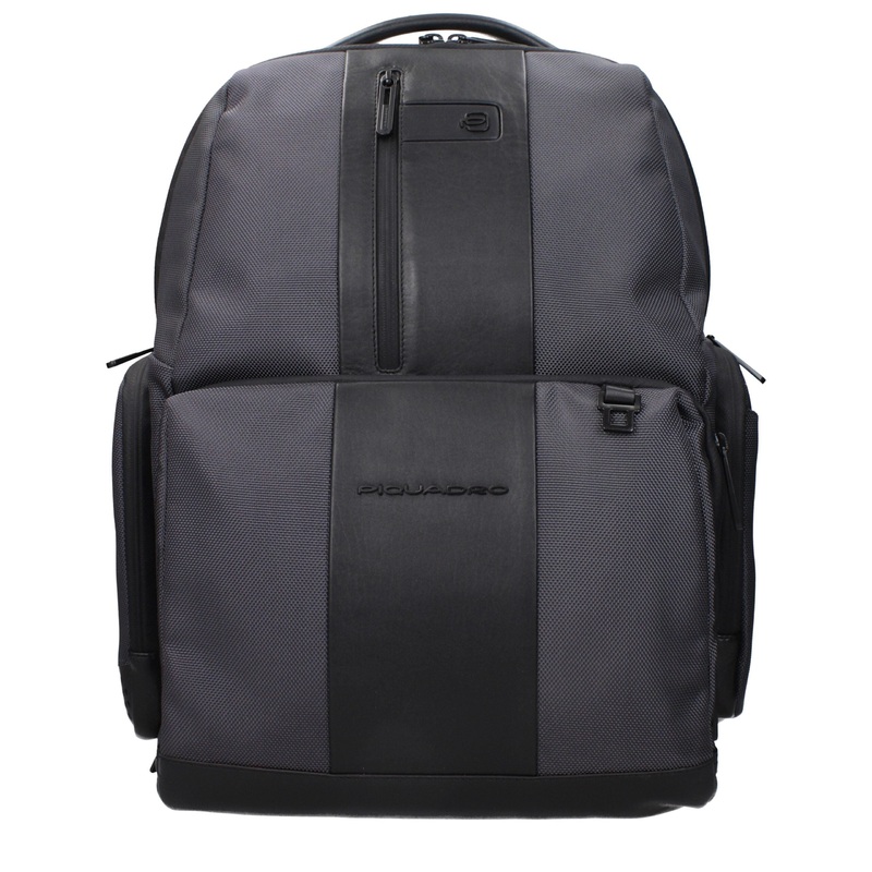 Piquadro Gray Nylon Backpacks