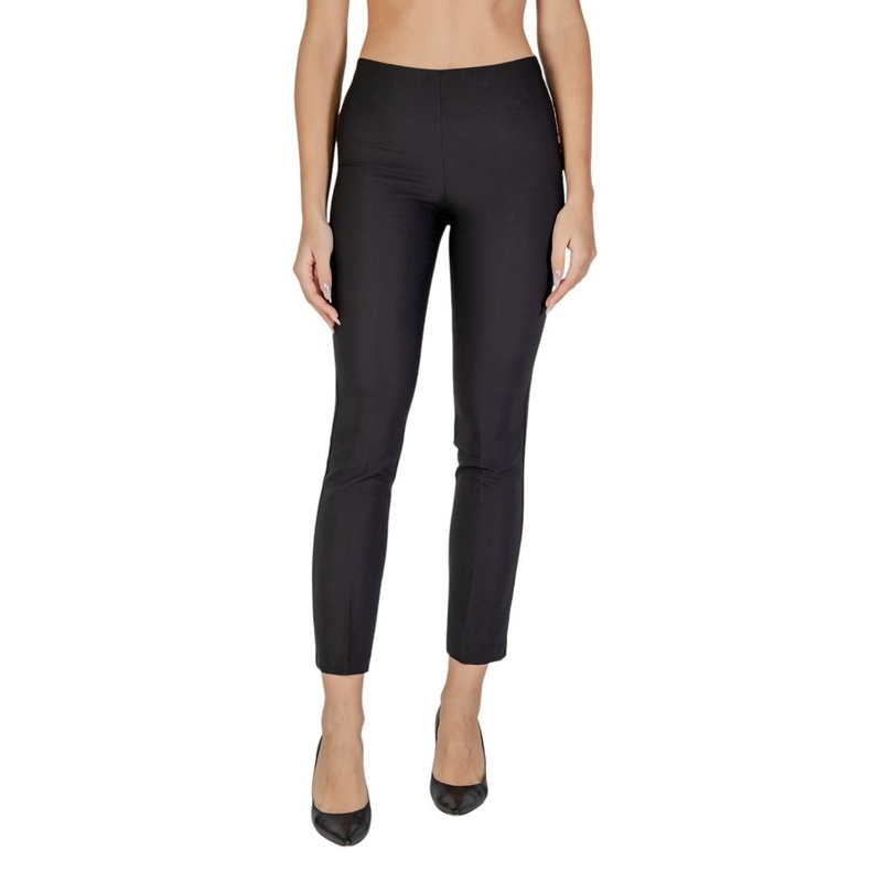 Sandro Ferrone Black Polyester Pant
