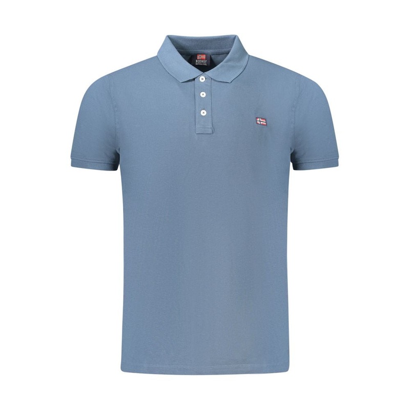 Norway 1963 Blue Cotton Polo Shirt
