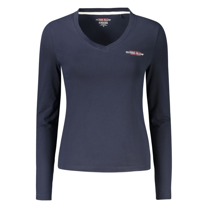 Guess Jeans Blue Cotton Women T-Shirt