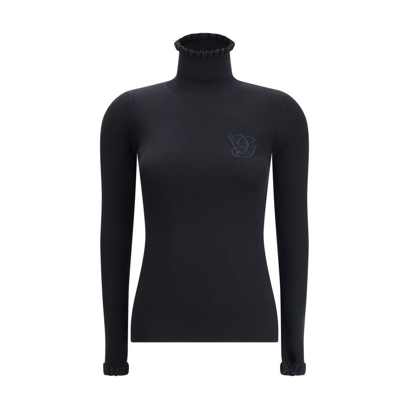 Valentino Wool Sweater with ruffled collar