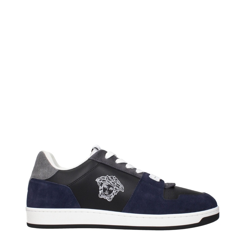 Versace Blue Leather Sneakers|EU46/US13