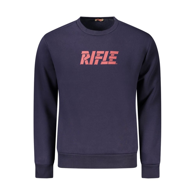 Rifle Blue Cotton Men Sweater|XL