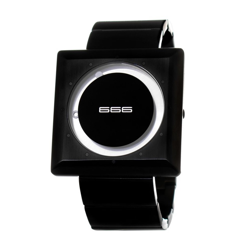 666BARCELONA Black Stainless Steel Watch
