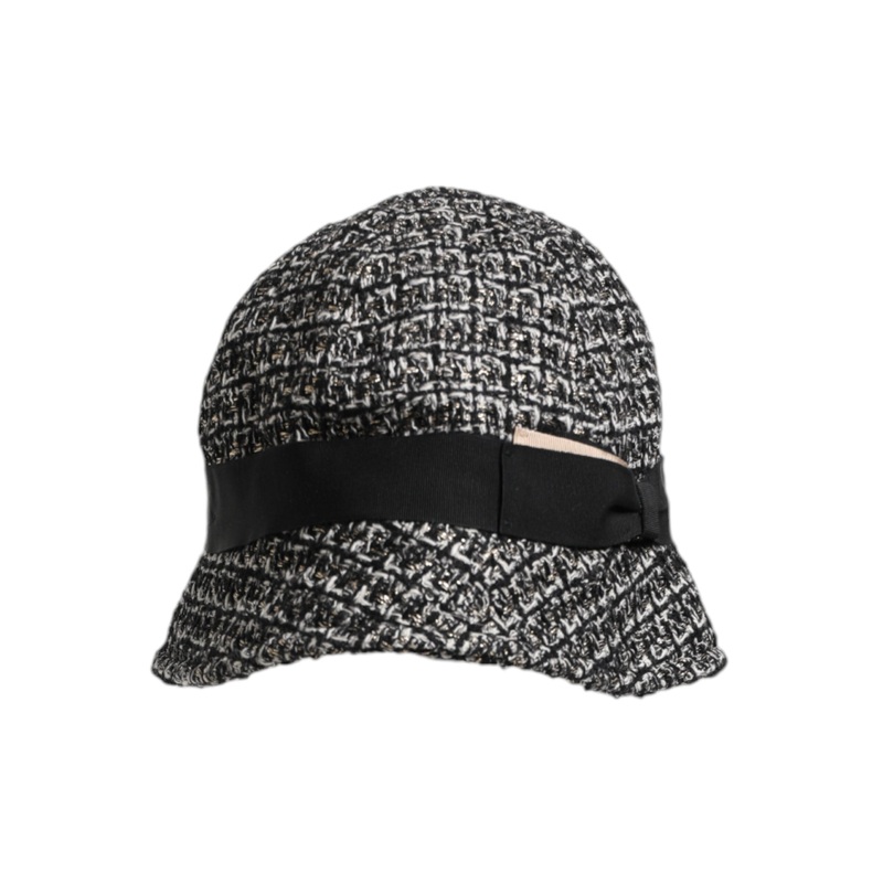 Dolce & Gabbana Black Cotton Blend Bucket Hat