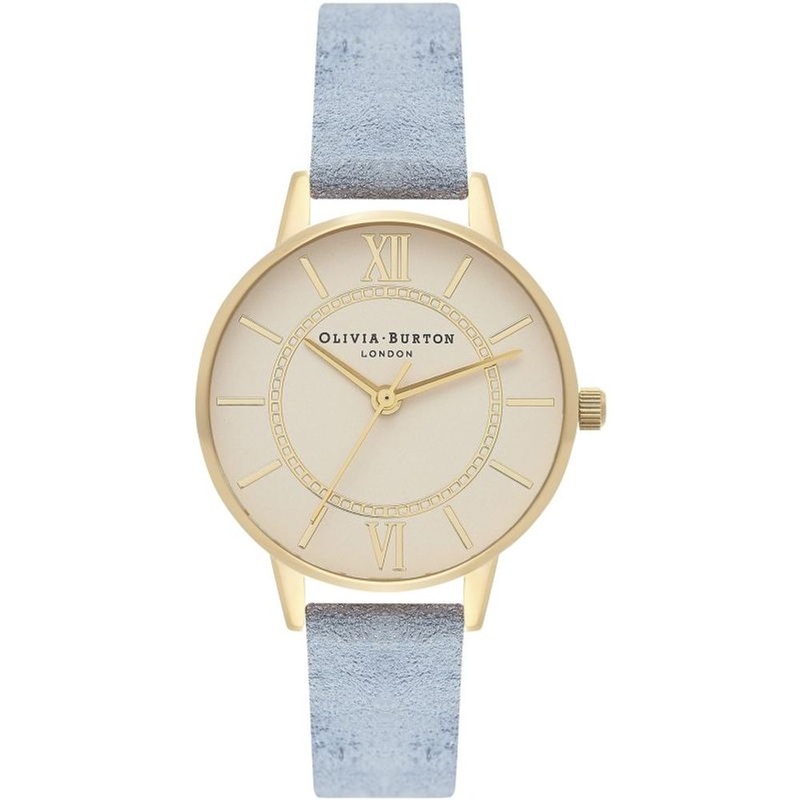 Olivia Burton Blue Artificial Leather Watch