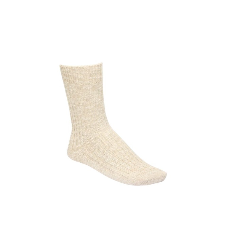 Birkenstock Beige Cotton Sock|39-41
