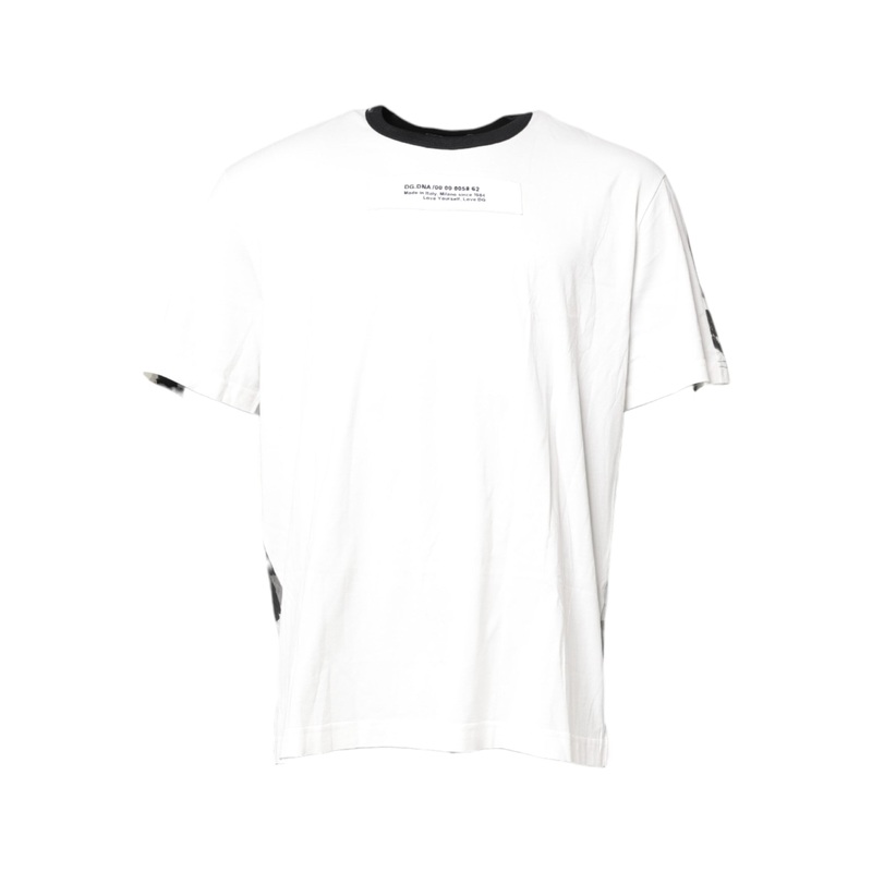 Dolce & Gabbana Multicolor Camouflage Crew Neck T-shirt