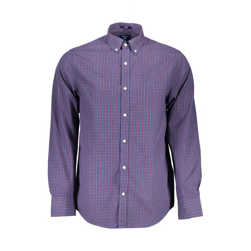 Gant Blue Cotton Men Shirt|S|M