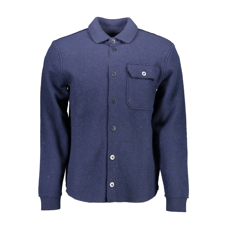 Gant Blue Wool Men Sweater|S