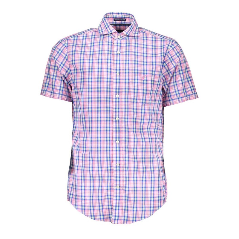 Gant Pink Cotton Men Shirt|XS