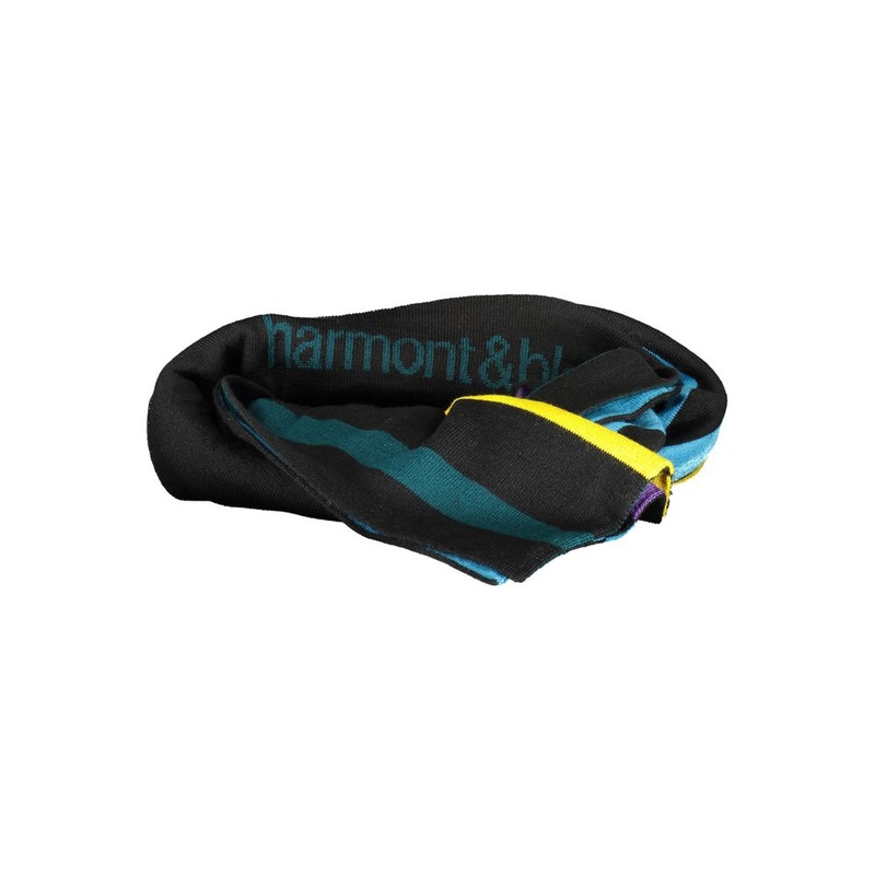 Harmont & Blaine Black Wool Men Scarf