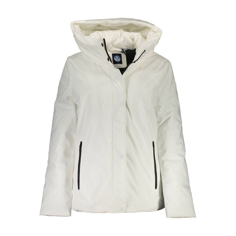 North Sails White Polyester Women Jacket