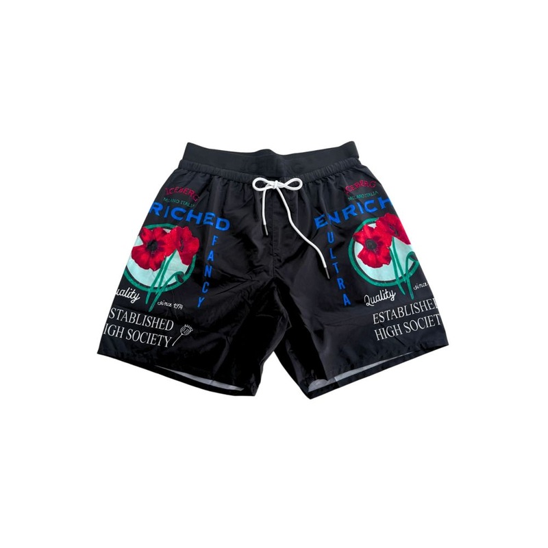 Iceberg Black Polyester Men’s Swim Short