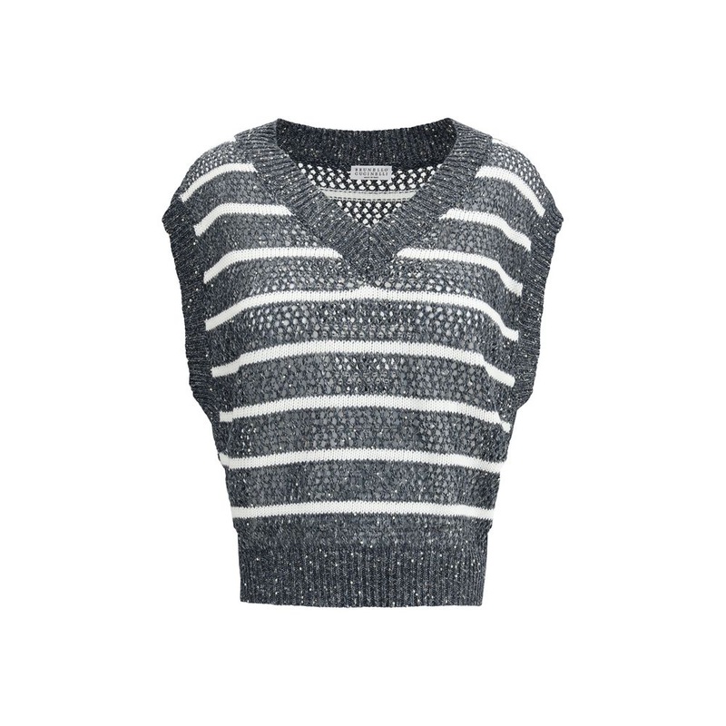 Brunello Cucinelli Striped Vest