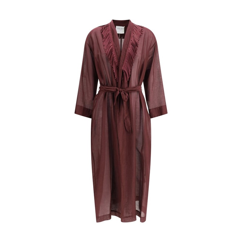 Forte_Forte Fringed long Robe|II/M