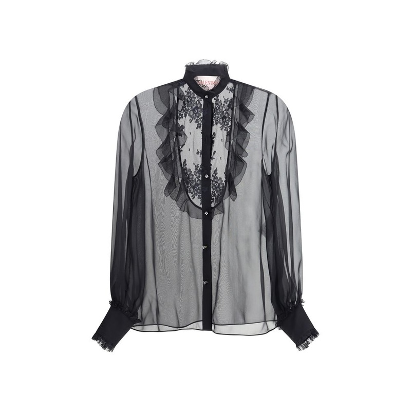 Valentino Chiffon Shirt|48|IT42 | L|IT46|XL