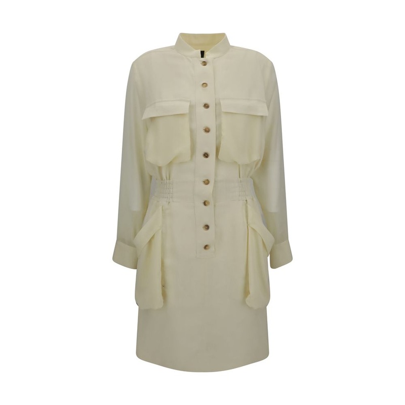 PINKO Linen chemisier Dress|IT42 | L|IT38 | S