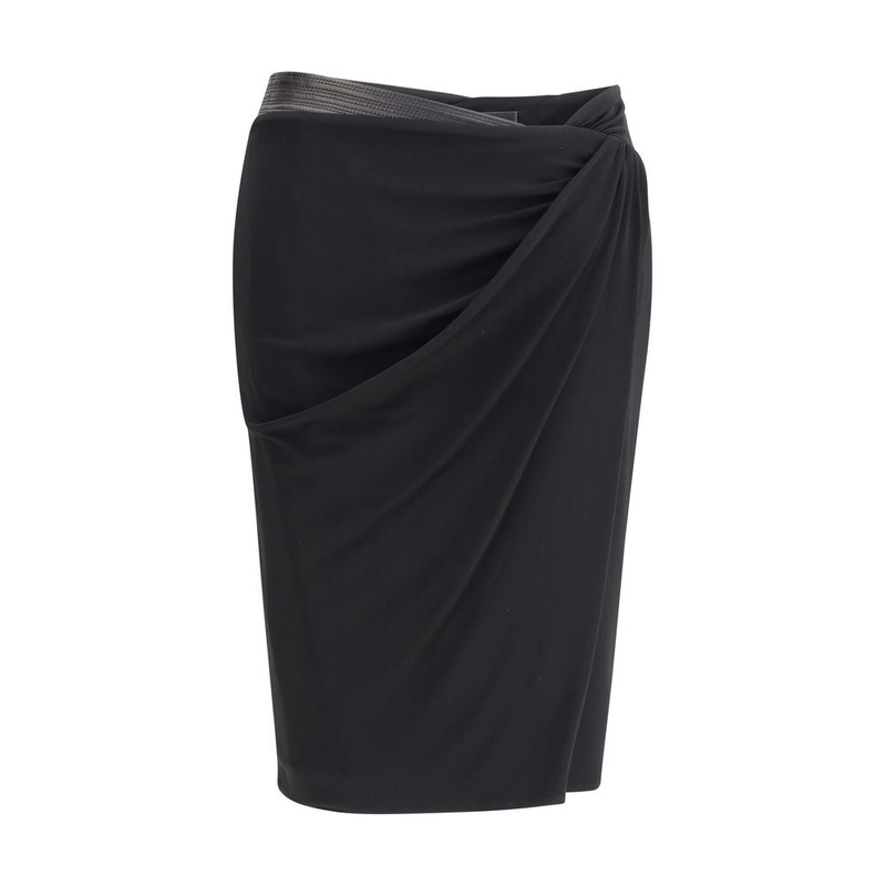 Versace Draped jersey Skirt|IT42 | L