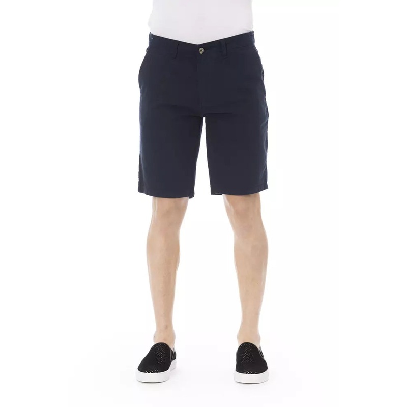 Baldinini Trend Blue Cotton Men’s Bermuda Short