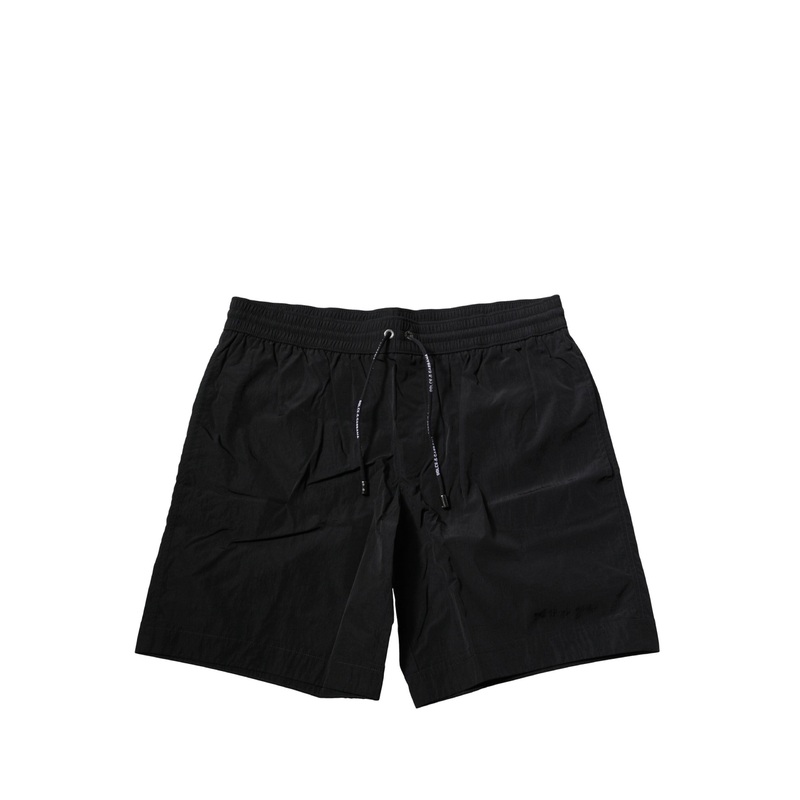 Dolce & Gabbana Black Polyester Beachwear Men Shorts Swimwear