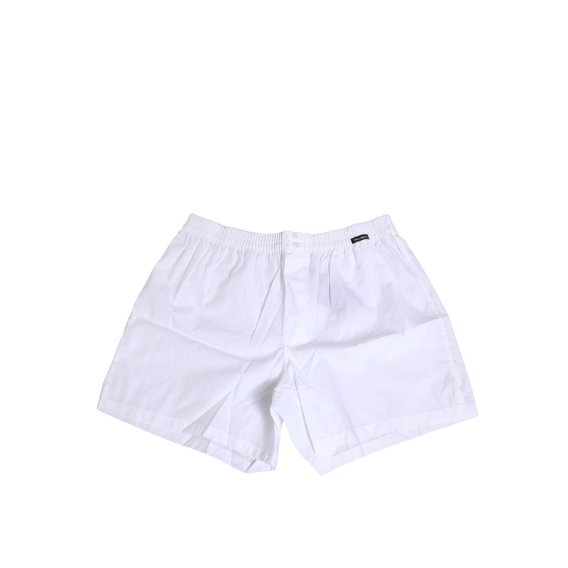 Dolce & Gabbana White Cotton Regular Boxer Shorts Underwear