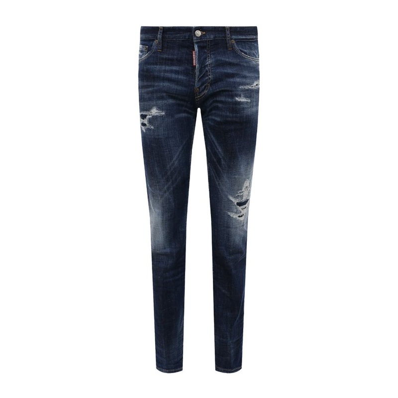 Dsquared Blue Cotton Jeans & Pant