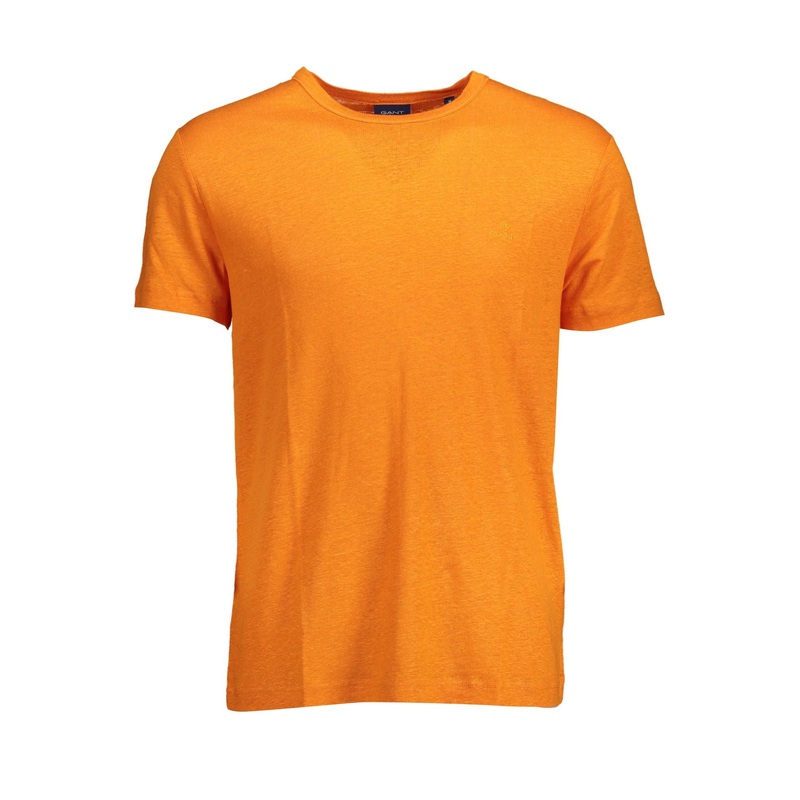 Gant Orange Linen Men T-Shirt|L|XXL|S|XL