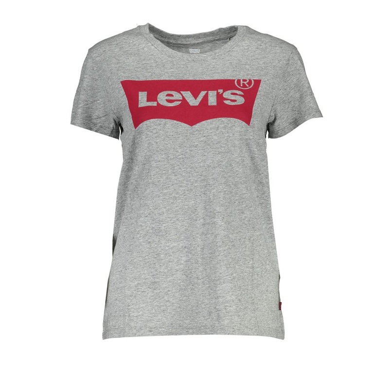 Levi’s Gray Cotton Unisex T-Shirt