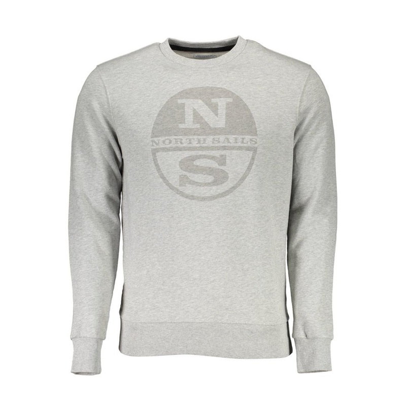 North Sails Gray Cotton Unisex Sweatshirt