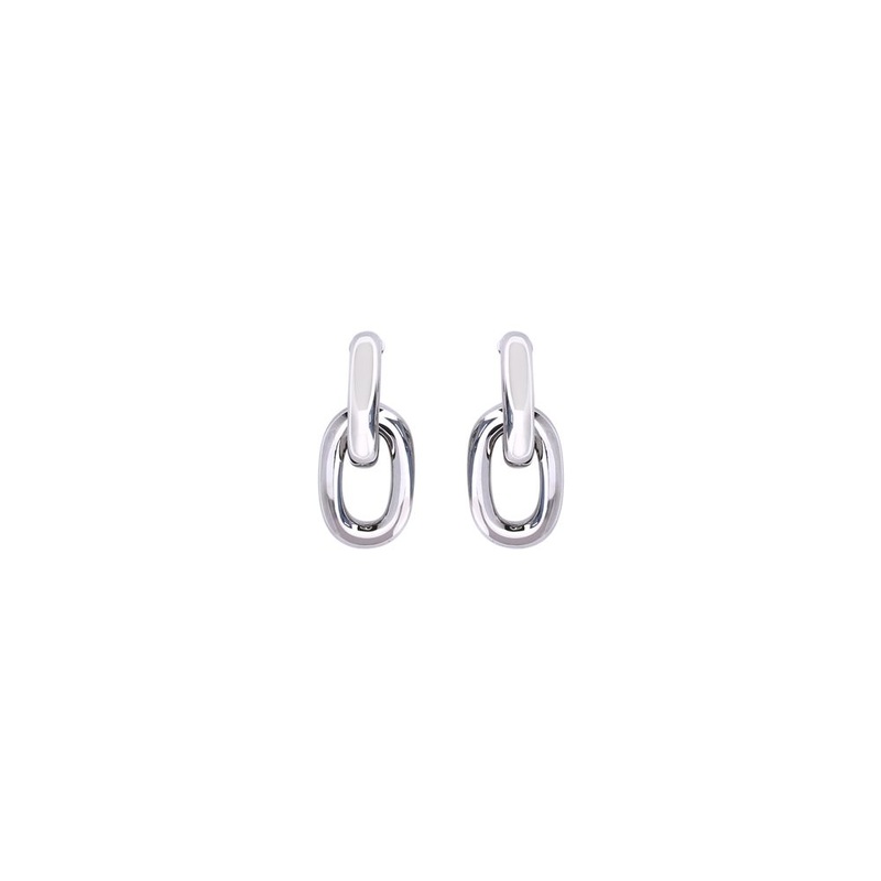 Rabanne Double XL Link Earrings