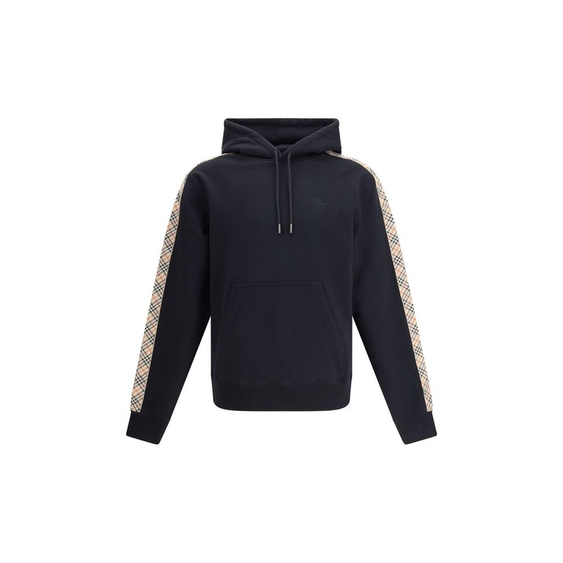 Burberry Check trim Hoodie|L|M