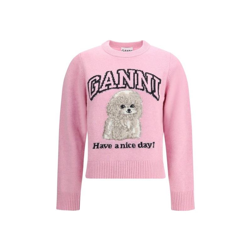 Ganni Poodle Sweater|L|S