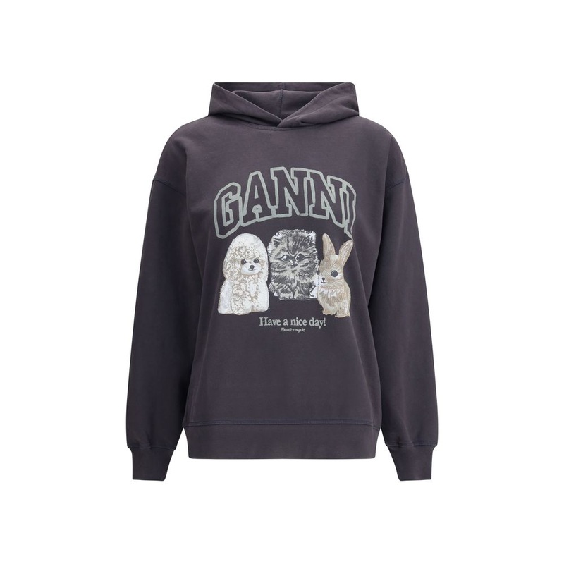 Ganni Puppies Hoodie|L/XL|S-M|XXS/XS