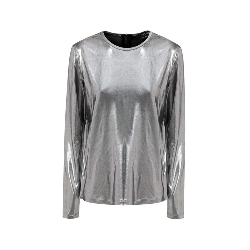 Tom Ford Gray Viscose Long Sleeve