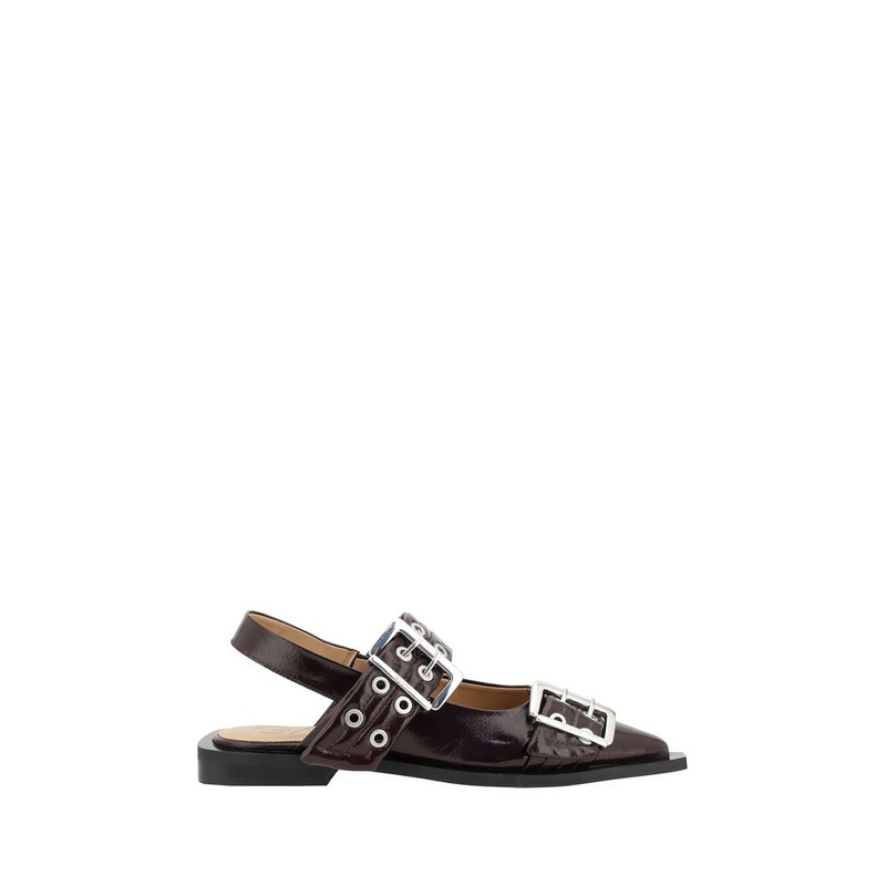 Ganni Buckle Ballerinas|EU36/US6|EU37/US7|EU38/US8|EU39/US9|EU40/US10