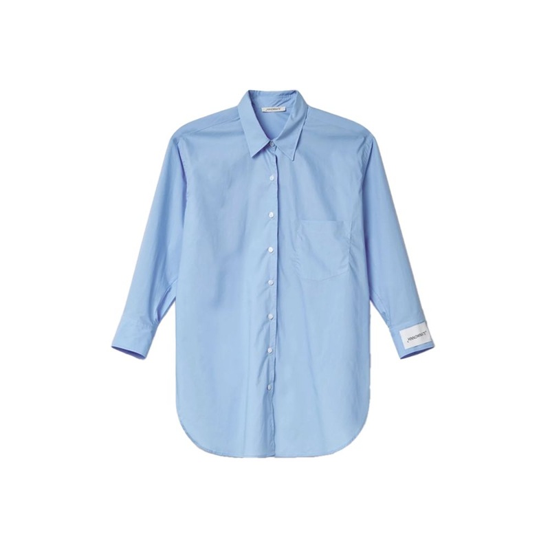 Hinnominate Blue Cotton Shirt|L|S