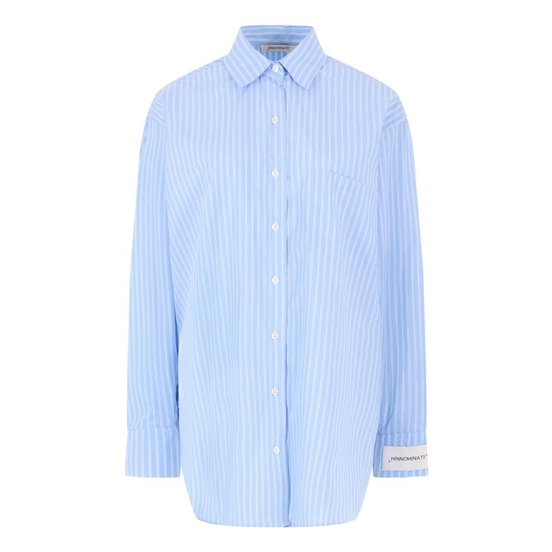 Hinnominate Blue Cotton Shirt|XL
