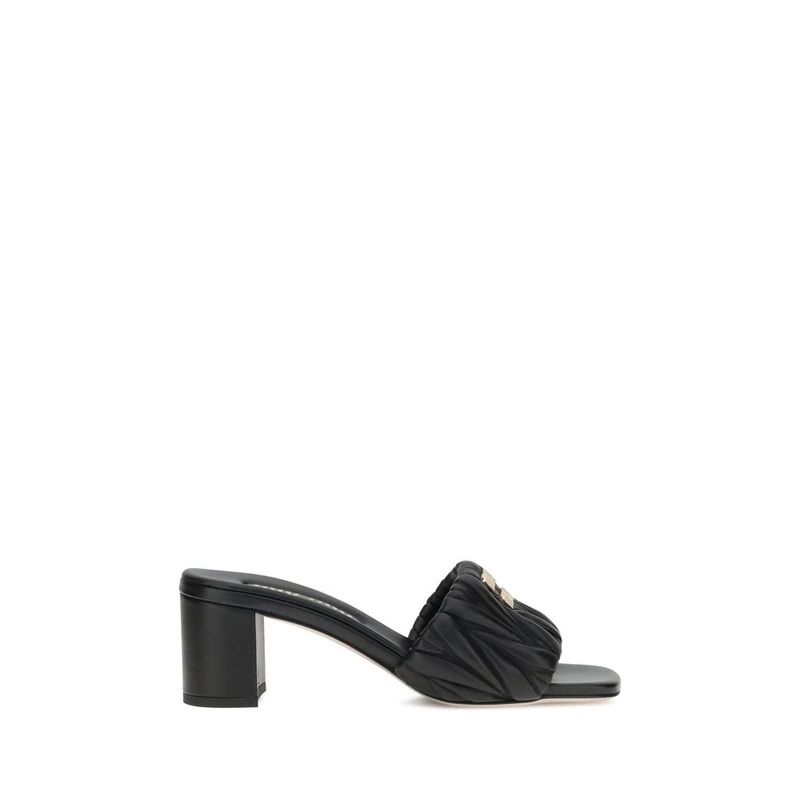Miu Miu Logoed Sandals|EU36.5/US6.5
