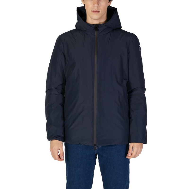 Suns Blue Polyester Jackets & Coat