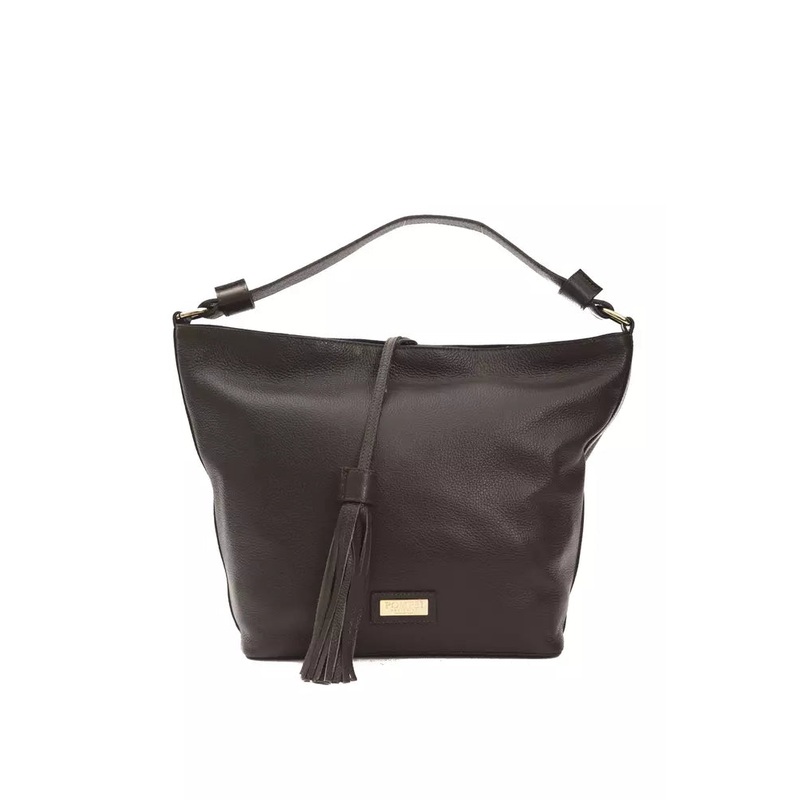 Pompei Donatella Brown Leather Women Shoulder Bag
