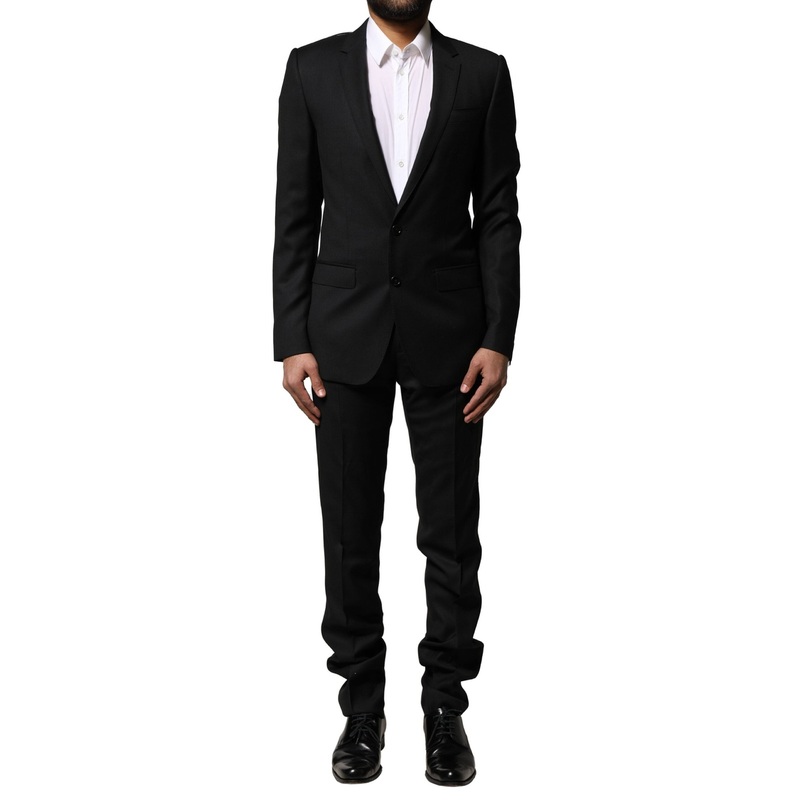 Dolce & Gabbana Blue MARTINI Wool Formal 2 Piece Suit