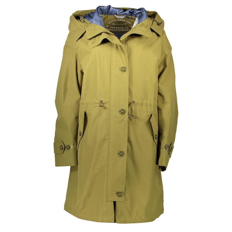 Gant Green Cotton Jackets & Coat