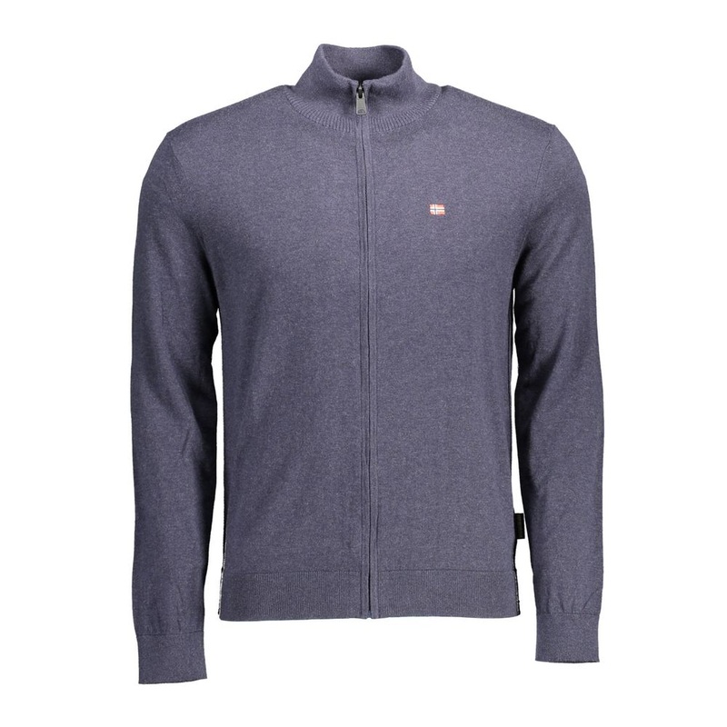 Napapijri Blue Cotton Sweater|L